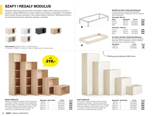 AJ Produkty - gazetka promocyjna Biuro cz. 1- Nowy katalog Zima od poniedziałku 18.01 do piątku 30.04 - strona 18 AJ Produkty - gazetka promocyjna Biuro cz. 1- Nowy katalog Zima od poniedziałku 18.01 do piątku 30.04 - strona 18