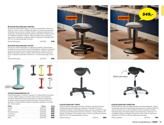 AJ Produkty - gazetka promocyjna Biuro cz. 1- Nowy katalog Zima od poniedziałku 18.01 do piątku 30.04 - strona 32 AJ Produkty - gazetka promocyjna Biuro cz. 1- Nowy katalog Zima od poniedziałku 18.01 do piątku 30.04 - strona 32