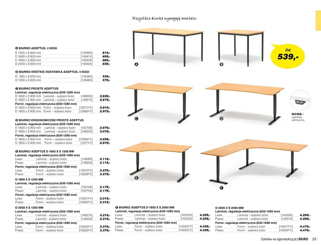 AJ Produkty - gazetka promocyjna Biuro cz. 1- Nowy katalog Zima od poniedziałku 18.01 do piątku 30.04 - strona 24