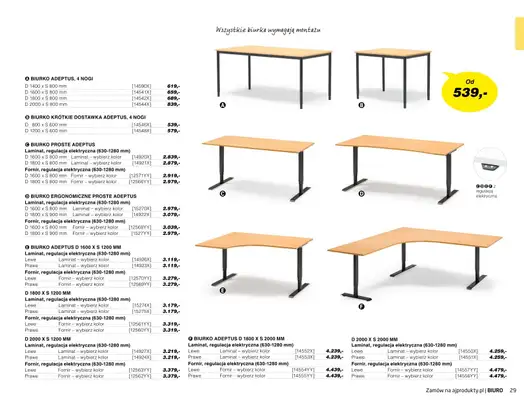 AJ Produkty - gazetka promocyjna Biuro cz. 1- Nowy katalog Zima od poniedziałku 18.01 do piątku 30.04 - strona 24 AJ Produkty - gazetka promocyjna Biuro cz. 1- Nowy katalog Zima od poniedziałku 18.01 do piątku 30.04 - strona 24