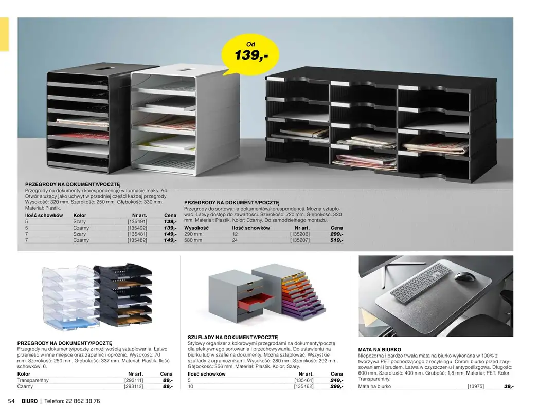 AJ Produkty - gazetka promocyjna Biuro cz. 1- Nowy katalog Zima od poniedziałku 18.01 do piątku 30.04 - strona 41