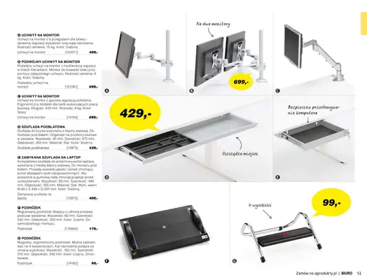 AJ Produkty - gazetka promocyjna Biuro cz. 1- Nowy katalog Zima od poniedziałku 18.01 do piątku 30.04 - strona 38 AJ Produkty - gazetka promocyjna Biuro cz. 1- Nowy katalog Zima od poniedziałku 18.01 do piątku 30.04 - strona 38
