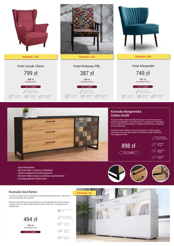 Meble-Bogart.pl - gazetka promocyjna Gazetka promocyjna od wtorku 19.01 do niedzieli 07.02 - strona 8
