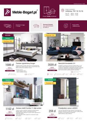 Meble-Bogart.pl - gazetka promocyjna Gazetka promocyjna od wtorku 19.01 do niedzieli 07.02