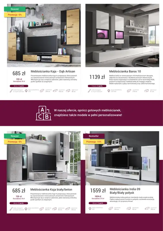 Meble-Bogart.pl - gazetka promocyjna Gazetka promocyjna od wtorku 19.01 do niedzieli 07.02 - strona 5