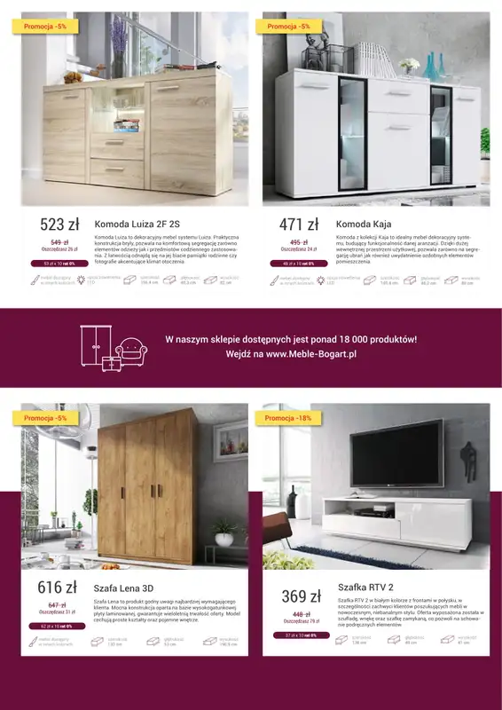 Meble-Bogart.pl - gazetka promocyjna Gazetka promocyjna od wtorku 19.01 do niedzieli 07.02 - strona 9