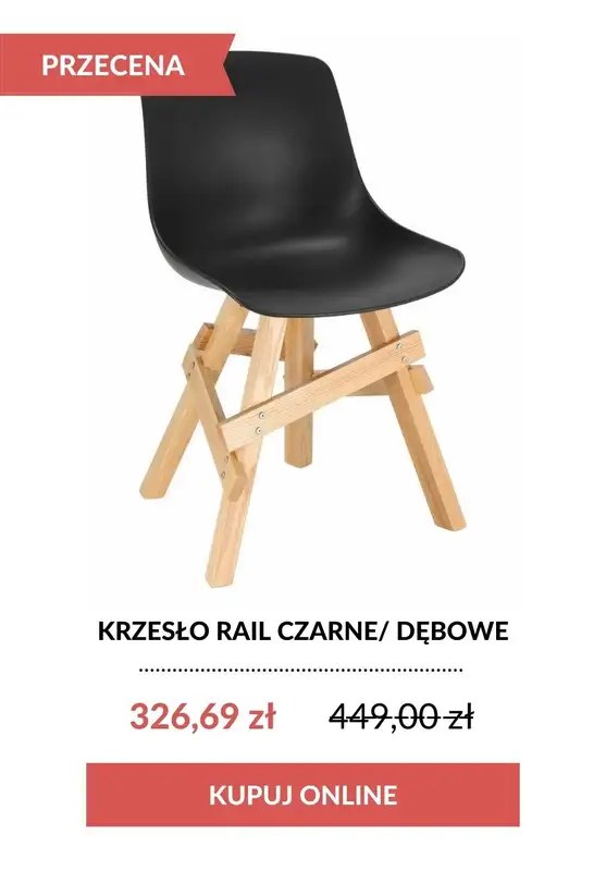 Dkwadrat - gazetka promocyjna Dodatkowe -9% na krzesła z KODEM od poniedziałku 15.02  - strona 12