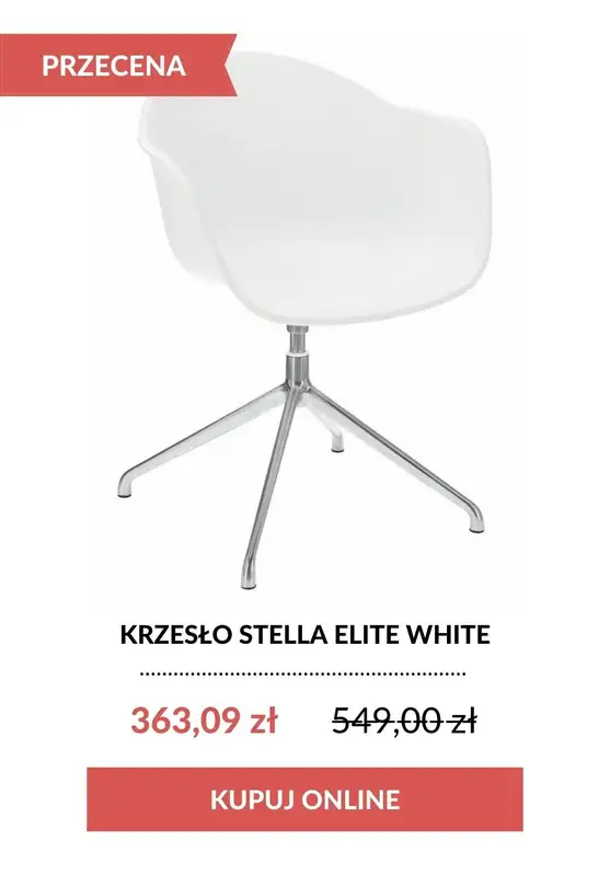 Dkwadrat - gazetka promocyjna Dodatkowe -9% na krzesła z KODEM od poniedziałku 15.02  - strona 13