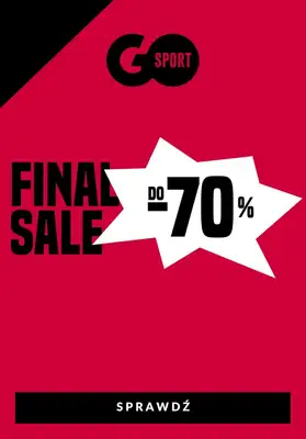 Go Sport - gazetka promocyjna Do -70% FINAL SALE od poniedziałku 15.02 do poniedziałku 22.02