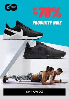 Go Sport - gazetka promocyjna Do -70% na produkty Nike od wtorku 16.02 