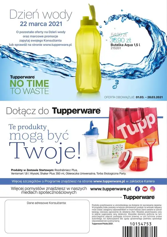 Tupperware - gazetka promocyjna Wiosna w naszej kuchni od poniedziałku 01.03 do niedzieli 28.03 - strona 8