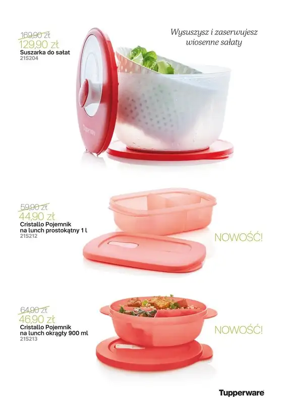 Tupperware - gazetka promocyjna Wiosna w naszej kuchni od poniedziałku 01.03 do niedzieli 28.03 - strona 3
