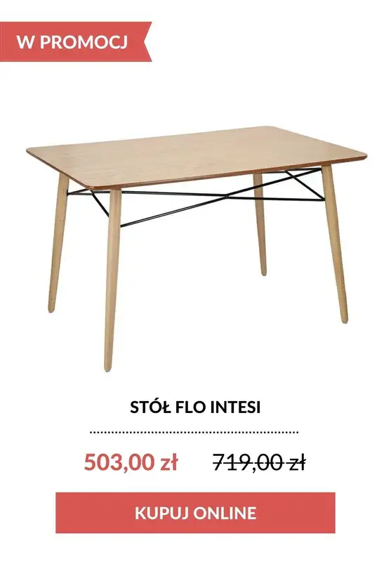 Dkwadrat - gazetka promocyjna Do -64% na wybrane stoły od środy 10.03 do środy 24.03 - strona 5