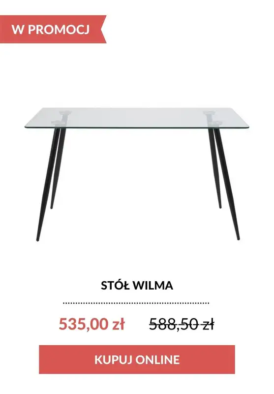 Dkwadrat - gazetka promocyjna Do -64% na wybrane stoły od środy 10.03 do środy 24.03 - strona 9