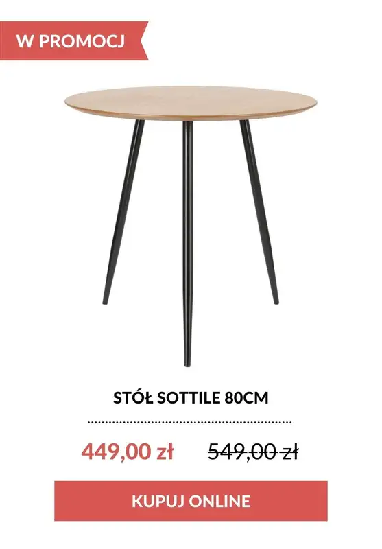 Dkwadrat - gazetka promocyjna Do -64% na wybrane stoły od środy 10.03 do środy 24.03 - strona 7