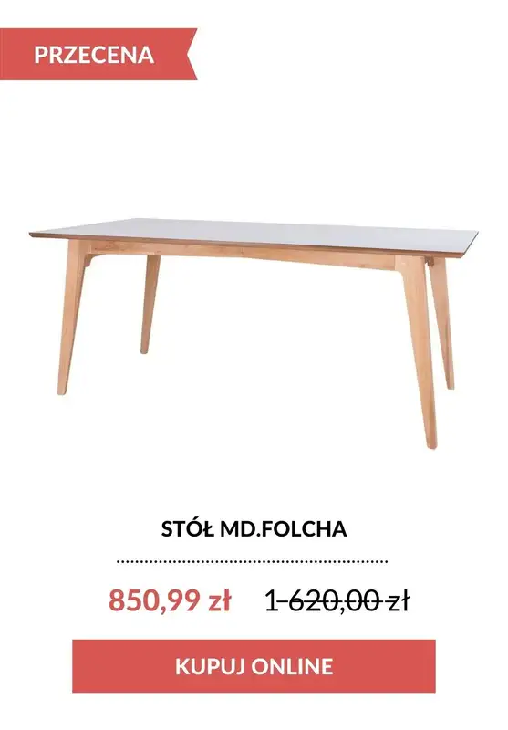 Dkwadrat - gazetka promocyjna Do -64% na wybrane stoły od środy 10.03 do środy 24.03 - strona 4