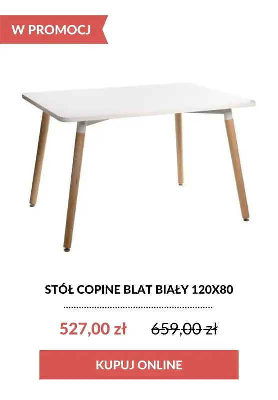 Dkwadrat - gazetka promocyjna Do -64% na wybrane stoły od środy 10.03 do środy 24.03 - strona 8