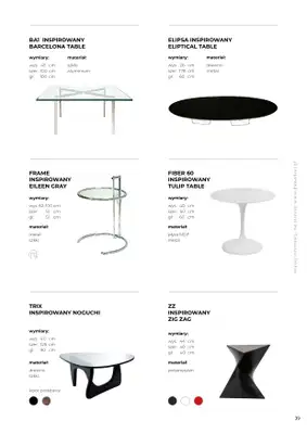 Dkwadrat - gazetka promocyjna KATALOG D2 DESIGN od piątku 12.03 do środy 30.06 - strona 39