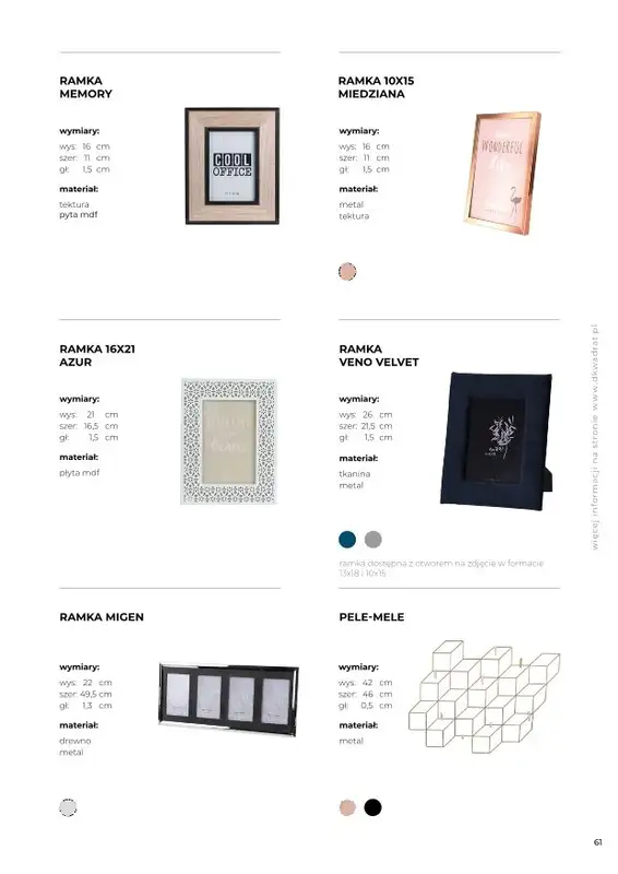 Dkwadrat - gazetka promocyjna KATALOG INTENSI od piątku 12.03 do środy 30.06 - strona 61