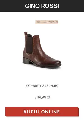 Gino Rossi - gazetka promocyjna Do -30% na wybrane modele z kodem od czwartku 18.03 do poniedziałku 22.03 - strona 6