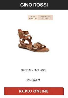 Gino Rossi - gazetka promocyjna Do -30% na wybrane modele z kodem od czwartku 18.03 do poniedziałku 22.03 - strona 18