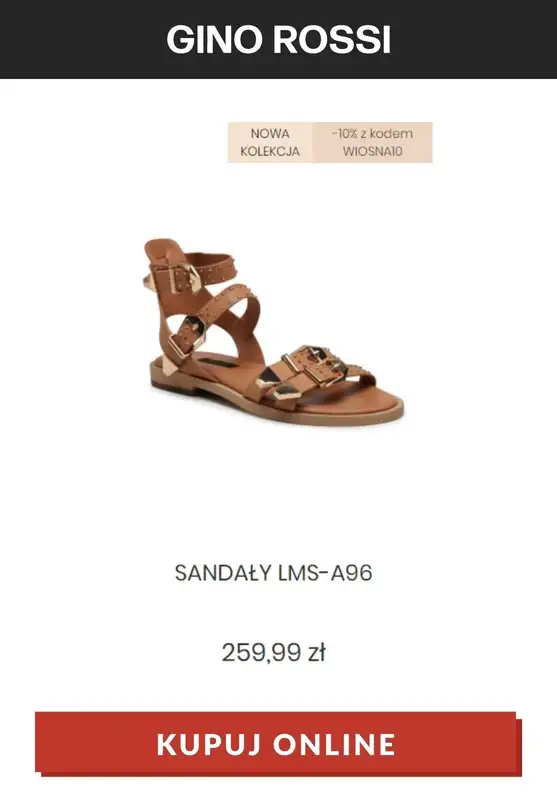 Gino Rossi - gazetka promocyjna Do -30% na wybrane modele z kodem od czwartku 18.03 do poniedziałku 22.03 - strona 18