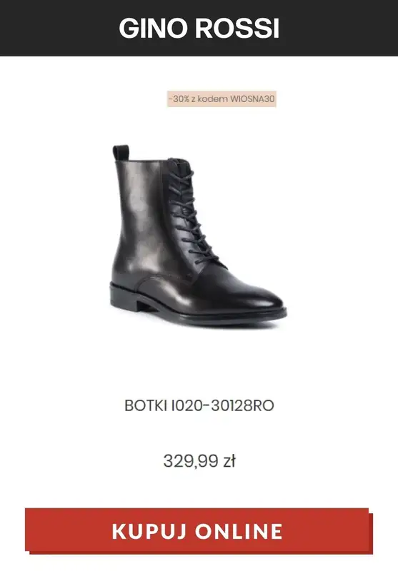 Gino Rossi - gazetka promocyjna Do -30% na wybrane modele z kodem od czwartku 18.03 do poniedziałku 22.03 - strona 5