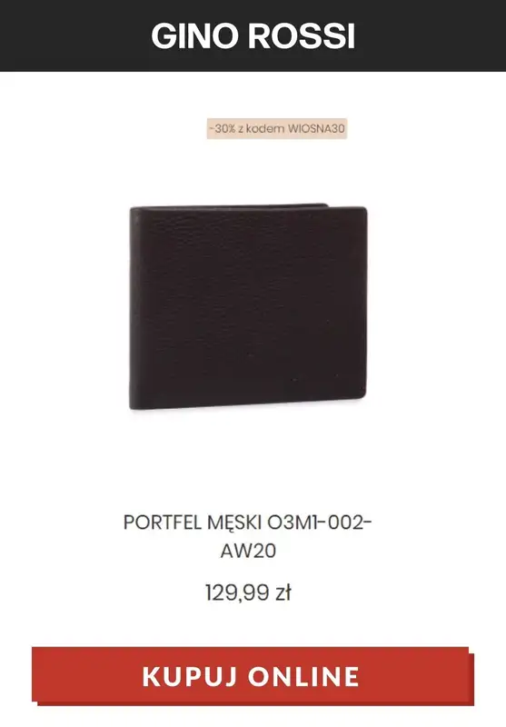 Gino Rossi - gazetka promocyjna Do -30% na wybrane modele z kodem od czwartku 18.03 do poniedziałku 22.03 - strona 10