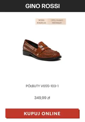 Gino Rossi - gazetka promocyjna Do -30% na wybrane modele z kodem od czwartku 18.03 do poniedziałku 22.03 - strona 15