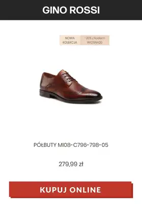 Gino Rossi - gazetka promocyjna Do -30% na wybrane modele z kodem od czwartku 18.03 do poniedziałku 22.03 - strona 12