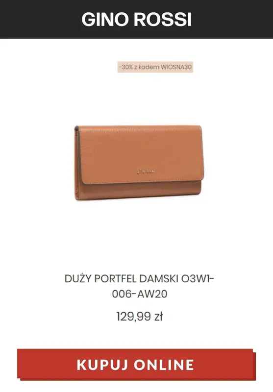 Gino Rossi - gazetka promocyjna Do -30% na wybrane modele z kodem od czwartku 18.03 do poniedziałku 22.03 - strona 9