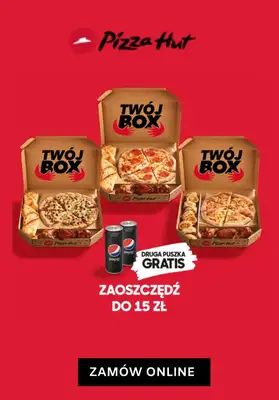 Pizza Hut - gazetka promocyjna Sprawdź ofertę i zamów! od czwartku 29.04 do wtorku 04.05 - strona 2 Pizza Hut - gazetka promocyjna Sprawdź ofertę i zamów! od czwartku 29.04 do wtorku 04.05 - strona 2