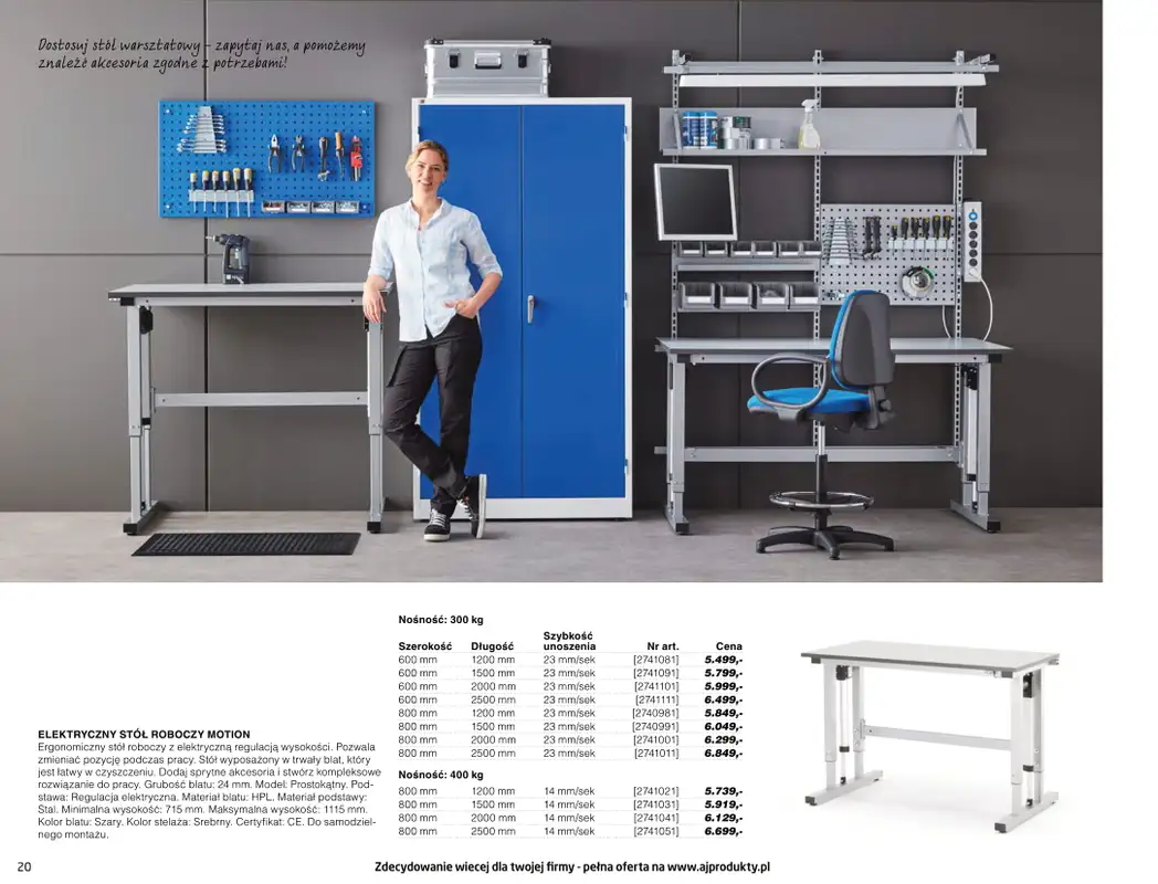 AJ Produkty - gazetka promocyjna Katalog warsztat, magazyn, przemysł od poniedziałku 10.05 do wtorku 31.08 - strona 20