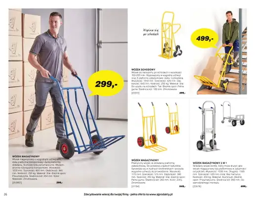 AJ Produkty - gazetka promocyjna Katalog warsztat, magazyn, przemysł od poniedziałku 10.05 do wtorku 31.08 - strona 26 AJ Produkty - gazetka promocyjna Katalog warsztat, magazyn, przemysł od poniedziałku 10.05 do wtorku 31.08 - strona 26