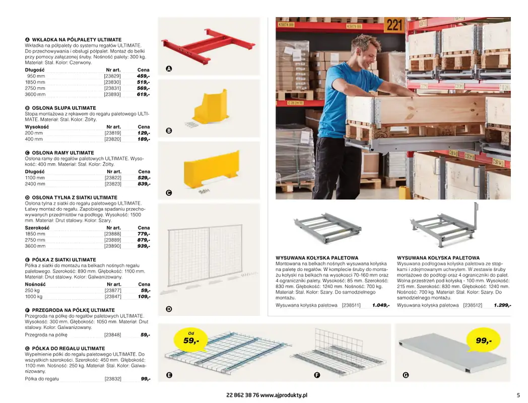 AJ Produkty - gazetka promocyjna Katalog warsztat, magazyn, przemysł od poniedziałku 10.05 do wtorku 31.08 - strona 5