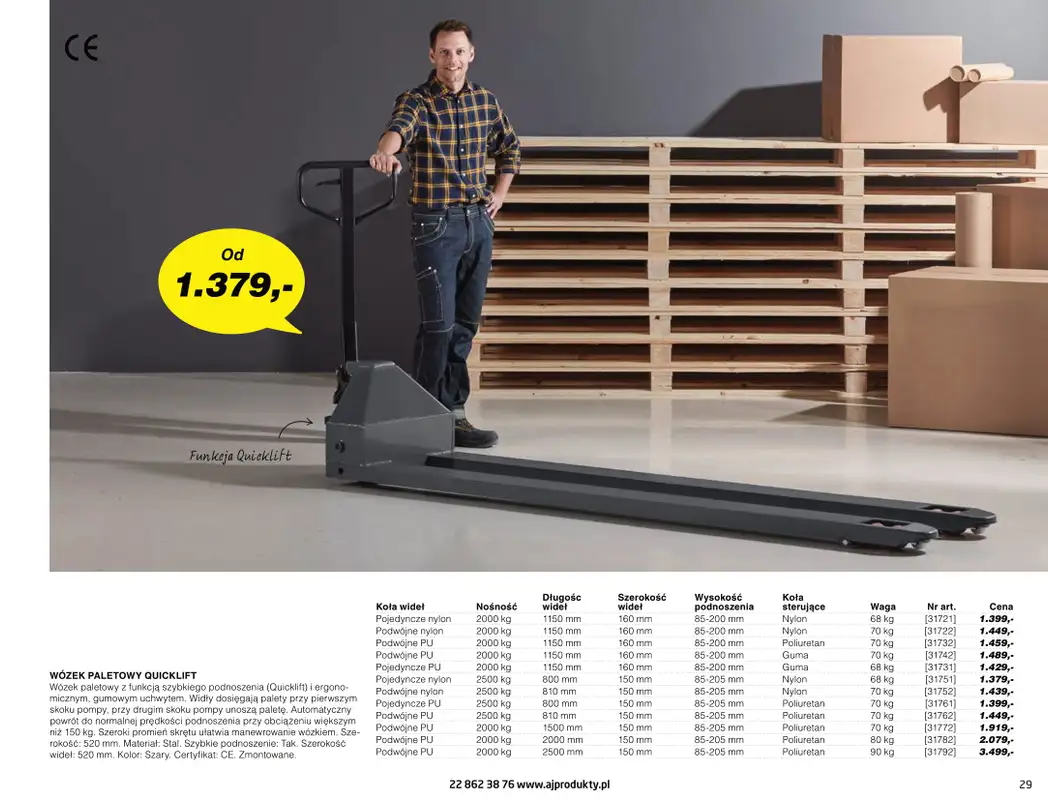 AJ Produkty - gazetka promocyjna Katalog warsztat, magazyn, przemysł od poniedziałku 10.05 do wtorku 31.08 - strona 29