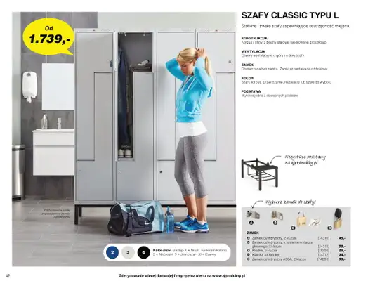 AJ Produkty - gazetka promocyjna Katalog warsztat, magazyn, przemysł od poniedziałku 10.05 do wtorku 31.08 - strona 42 AJ Produkty - gazetka promocyjna Katalog warsztat, magazyn, przemysł od poniedziałku 10.05 do wtorku 31.08 - strona 42
