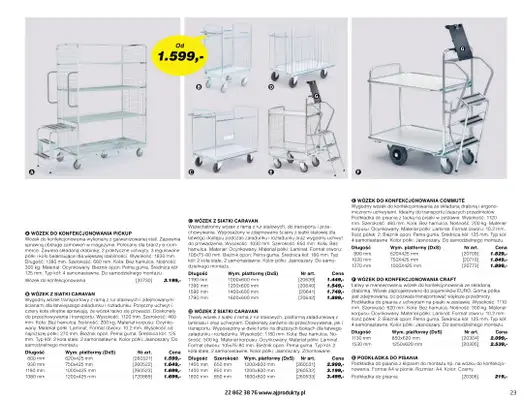AJ Produkty - gazetka promocyjna Katalog warsztat, magazyn, przemysł od poniedziałku 10.05 do wtorku 31.08 - strona 23 AJ Produkty - gazetka promocyjna Katalog warsztat, magazyn, przemysł od poniedziałku 10.05 do wtorku 31.08 - strona 23