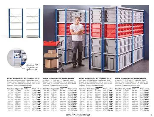 AJ Produkty - gazetka promocyjna Katalog warsztat, magazyn, przemysł od poniedziałku 10.05 do wtorku 31.08 - strona 9 AJ Produkty - gazetka promocyjna Katalog warsztat, magazyn, przemysł od poniedziałku 10.05 do wtorku 31.08 - strona 9