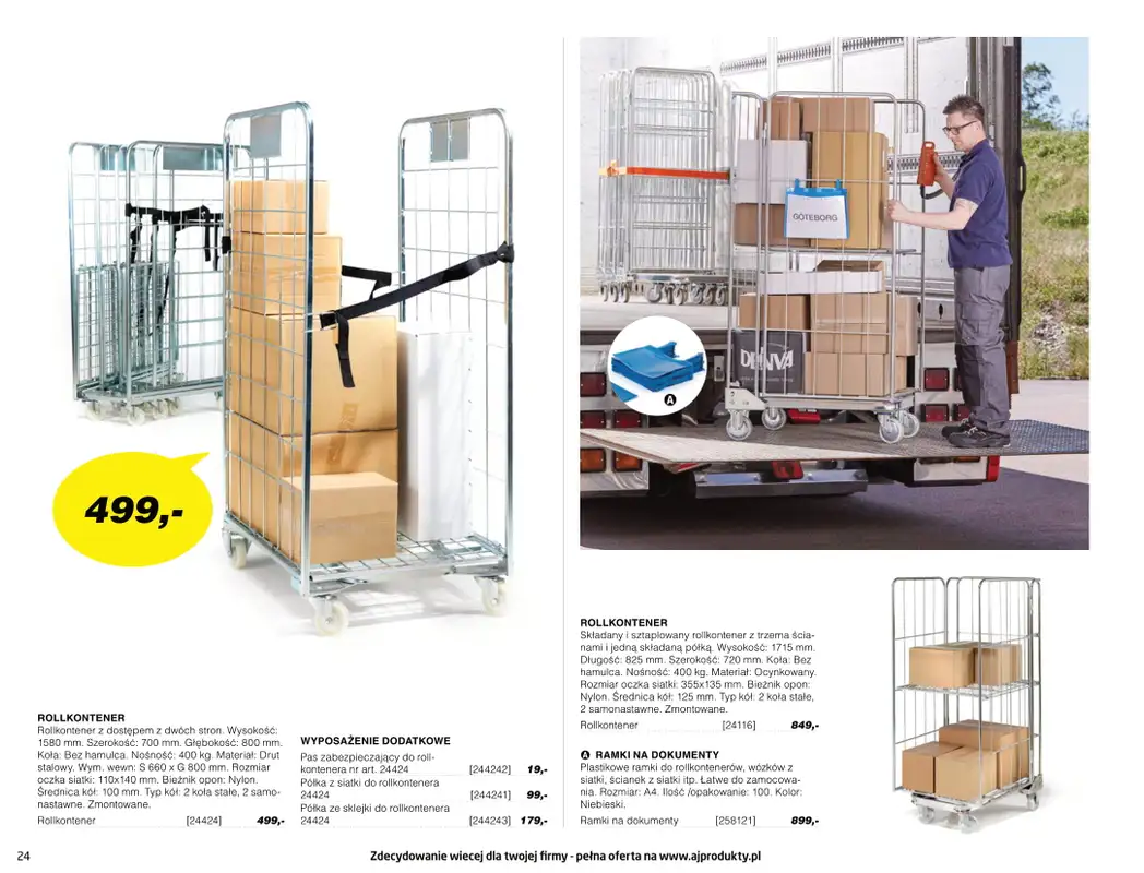 AJ Produkty - gazetka promocyjna Katalog warsztat, magazyn, przemysł od poniedziałku 10.05 do wtorku 31.08 - strona 24