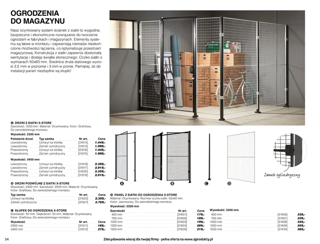 AJ Produkty - gazetka promocyjna Katalog warsztat, magazyn, przemysł od poniedziałku 10.05 do wtorku 31.08 - strona 34