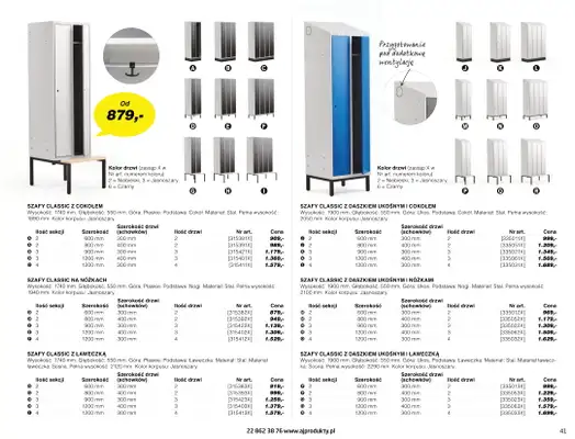 AJ Produkty - gazetka promocyjna Katalog warsztat, magazyn, przemysł od poniedziałku 10.05 do wtorku 31.08 - strona 41 AJ Produkty - gazetka promocyjna Katalog warsztat, magazyn, przemysł od poniedziałku 10.05 do wtorku 31.08 - strona 41