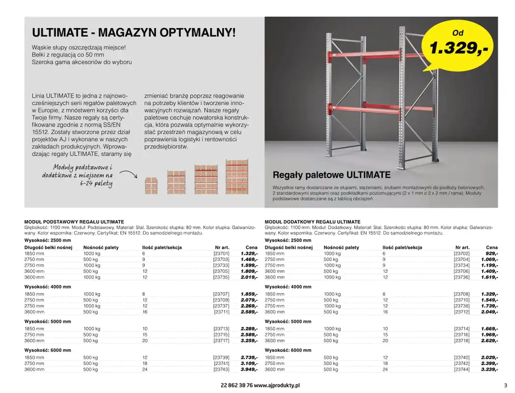 AJ Produkty - gazetka promocyjna Katalog warsztat, magazyn, przemysł od poniedziałku 10.05 do wtorku 31.08 - strona 3