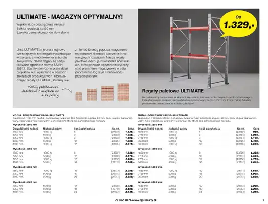 AJ Produkty - gazetka promocyjna Katalog warsztat, magazyn, przemysł od poniedziałku 10.05 do wtorku 31.08 - strona 3 AJ Produkty - gazetka promocyjna Katalog warsztat, magazyn, przemysł od poniedziałku 10.05 do wtorku 31.08 - strona 3