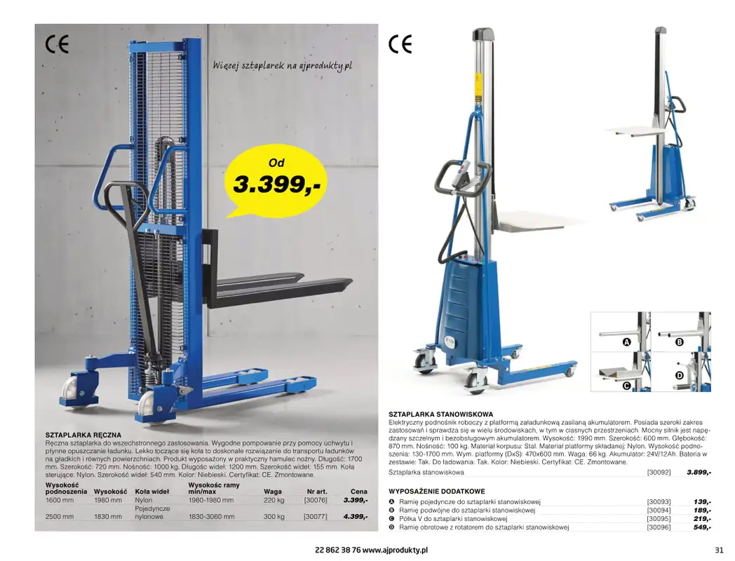AJ Produkty - gazetka promocyjna Katalog warsztat, magazyn, przemysł od poniedziałku 10.05 do wtorku 31.08 - strona 31