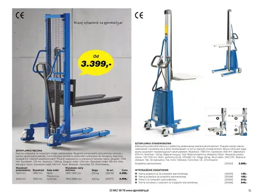 AJ Produkty - gazetka promocyjna Katalog warsztat, magazyn, przemysł od poniedziałku 10.05 do wtorku 31.08 - strona 31 AJ Produkty - gazetka promocyjna Katalog warsztat, magazyn, przemysł od poniedziałku 10.05 do wtorku 31.08 - strona 31