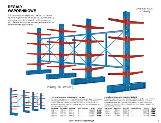 AJ Produkty - gazetka promocyjna Katalog warsztat, magazyn, przemysł od poniedziałku 10.05 do wtorku 31.08 - strona 7 AJ Produkty - gazetka promocyjna Katalog warsztat, magazyn, przemysł od poniedziałku 10.05 do wtorku 31.08 - strona 7