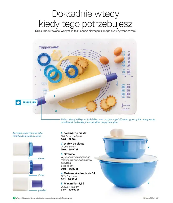 Tupperware - gazetka promocyjna Katalog Wiosna/Lato 2021 od czwartku 17.06  - strona 55