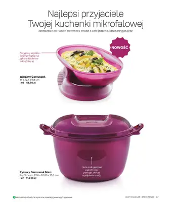 Tupperware - gazetka promocyjna Katalog Wiosna/Lato 2021 od czwartku 17.06  - strona 47