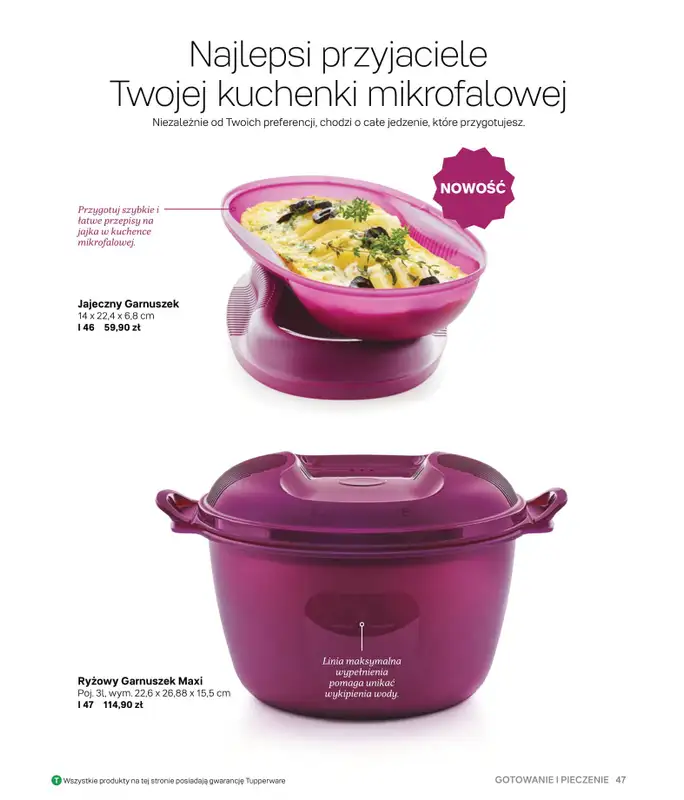 Tupperware - gazetka promocyjna Katalog Wiosna/Lato 2021 od czwartku 17.06  - strona 47